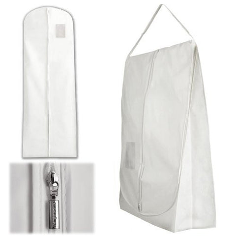 Travel Carry Cover for Wedding Dresses - 72 Inches,white