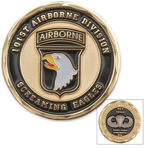 101st Airborne Division Challenge Coin, Eagle Crest 2260