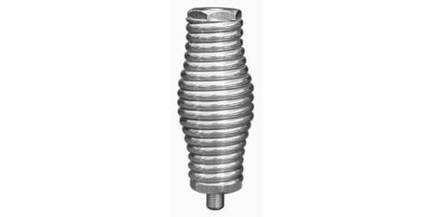 ACCESSORIES UNLIMITED - 4 INCH HEAVY DUTY CHROME 3/8" X 24" BARREL SPRING