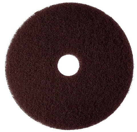 Brown Stripper Pads Brown 20 in 5/cs