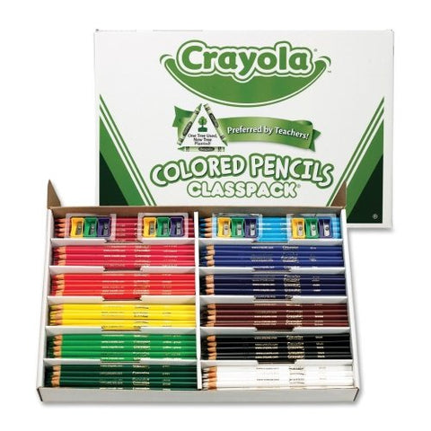 240 ct. Colored Pencils Classpack - 12 Colors