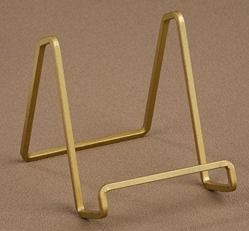 Gold Square Wire Stand, 6"