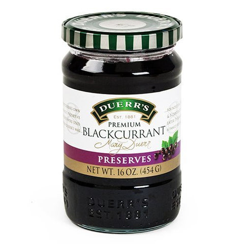 Duerr’s Preserves, Blackcurrant, 16oz (454g)
