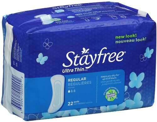 Stayfree Ultra Thin Pads - 22ct