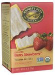 Nature's Path Toaster Pastries Strawberry, Frosted At least 95% Organic (11 oz)