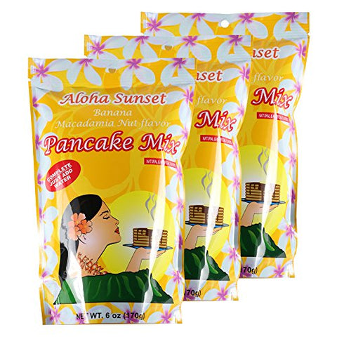 Aloha Sunset Banana Mac Pancake Mix - 6 oz