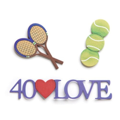 Embellish Your Story Tennis Magnets - Set of 3 Assorted