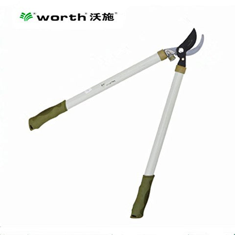 Worth Garden Bypass Lopper Long Arm Branch Trimmer 1/4 Inch Cutting Capacity