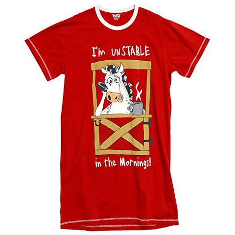 Lazy One I'm Unstable In The Morning - 731, Nightshirt