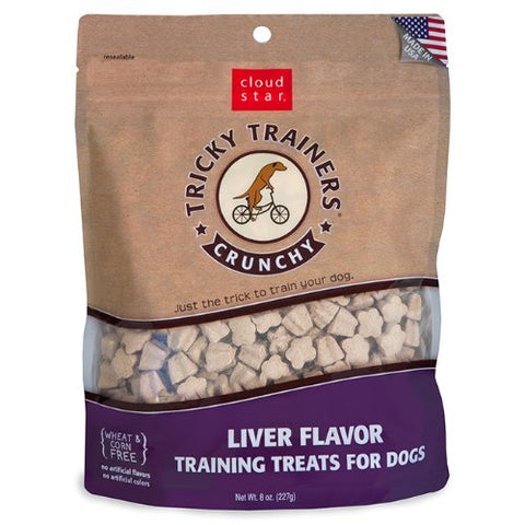 Cloud Star® Crunchy Tricky Trainers™ - Liver 8 oz.