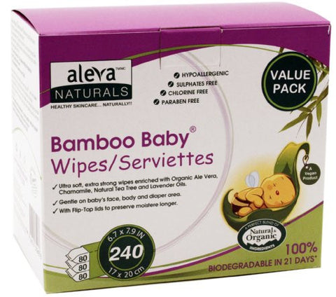 Bamboo Baby Wipes - 80ct