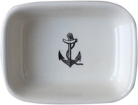 Maritime Soap Dish 4 5/8" x 3 1/2."
