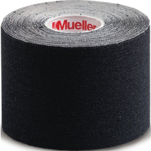 Mueller  Kinesiology Tape  2" x 16.4 ft  Black