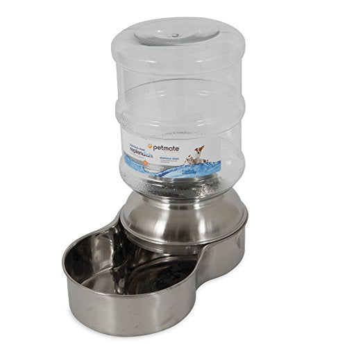 Petmate Replendish Stainless Steel Waterer Small