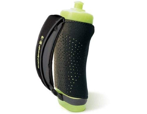 12 oz. Amphipod Hydraform Handheld Thermal Lite insulated runners hydration bottle by Amphipod Black