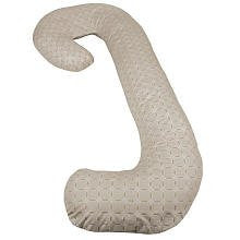 Snoogle Chic - Snoogle Pillow Replacement Cover Taupe Rings