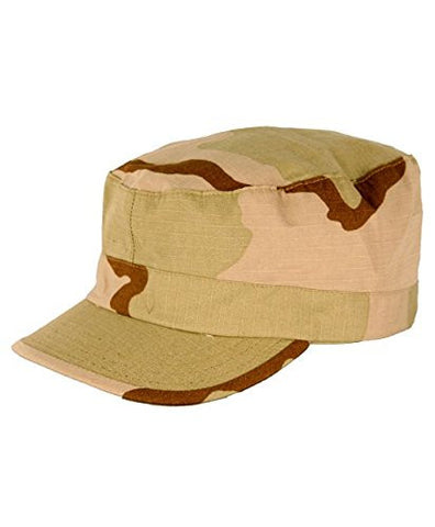 BDU Patrol Cap (100% Cotton Ripstop) Large (3 Color Desert)