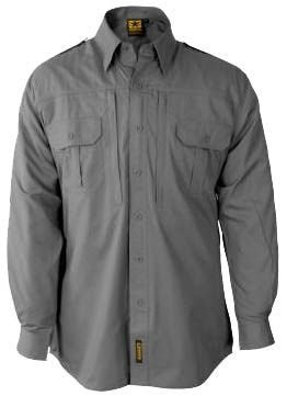 Men's Tactical Shirt - Long Sleeve XXL Long (Grey)