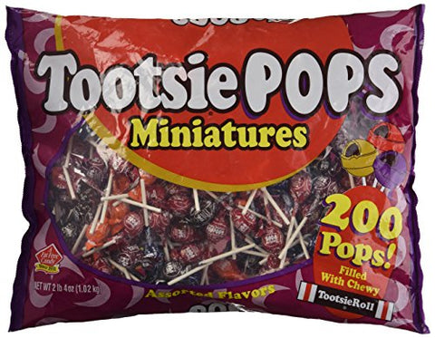 Miniature Tootsie Roll Pops 200-pc