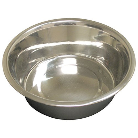 QT Dog Standard Stainless Steel Food Bowl, 5 Quart