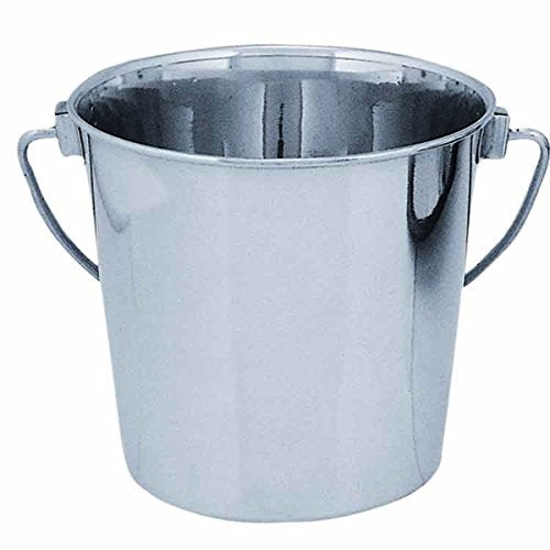 QT Dog Round Bucket Stainless Steel, 2 Quart