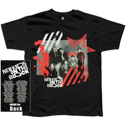 New Kids on the Block Black Live T-Shirt Size M