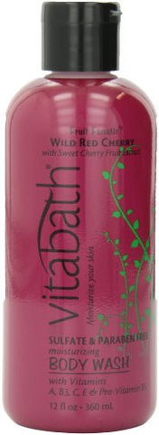 VB Fragrance Collection - Wild Red Cherry Body Wash, 12 oz