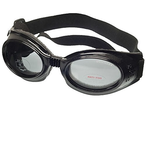 Doggles Originalz Black Frame/Smoke Lens, Large