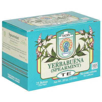 Tadin Tea Spearmint 24/pk