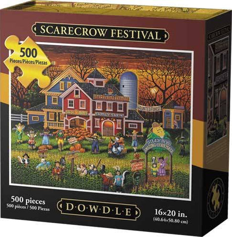 Scarecrow Festival 500 Piece Dowdle Puzzle