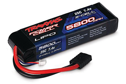 25C 7.4V 2S 2-Cell 5800mAh Lipo
Battery