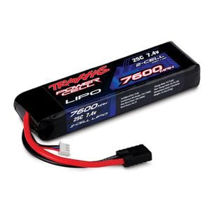 25C 7.4V 2S 2-Cell 7600mAh Lipo
Batt:E-Revo,SLH4x4