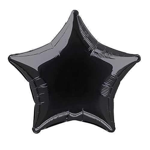 20" Black/Black Star Foil - Flat
