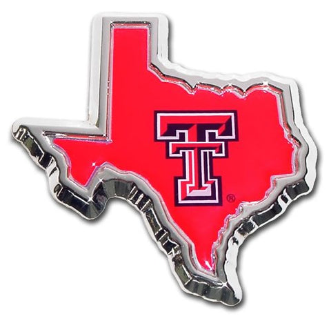 Texas Tech Chrome Emblem (TX shape with color)