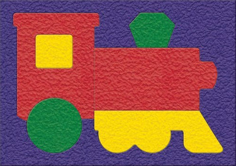Lauri Crepe Rubber Puzzle - Train