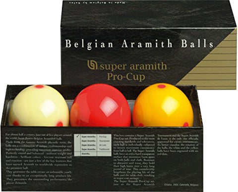 Carom Super Aramith Pro-Cup Set 61.5 mm