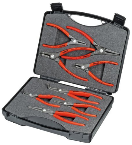8 Pc Precision Circlip Pliers Set in Case with Foam
