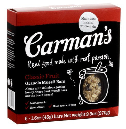 Carmans Fruit Muesli Bars 9.52 OZ