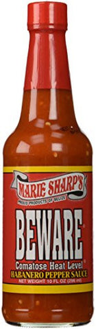 Marie Sharp's Beware Comatose Hot Sauce 10 oz