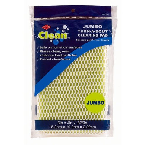 Jumbo Turn-A-Bout Wash Pad, Yellow, Blue, Green, 6 x 4 x .875-inch
