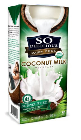 Coconut Milk, Organic Unsweetened 32.0 FO (Pack of 6)