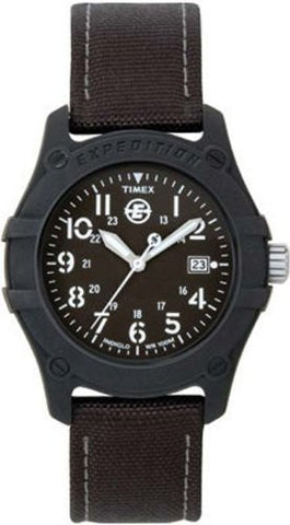 Men's Expedition Camper Black Canvas Band Watch