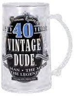 Vintage Dude Milestone Tankard 40 years