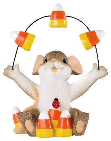 Charming Tails Juggling Candy Corn Figurine