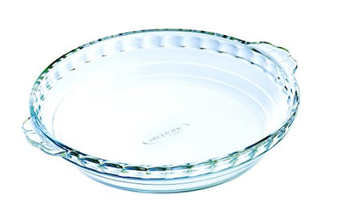 Arcuisine Borosilicate Pie Dish w/handles 8.65" (22 cm) 1.1L
