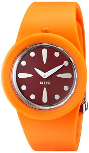 Wrist Watch in Polyurethane, Orange,  1½ in.