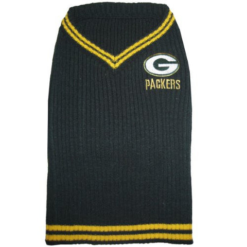 Green Bay Packers Dog Sweater Xtra Small