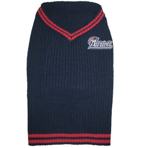 New England Patriots Dog Sweater, medium