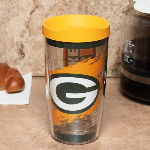 NFL Green Bay Packers Wrap with Lid 16oz Tumbler