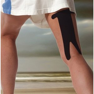 Kinesiology Tape Hamstring - Single, Black